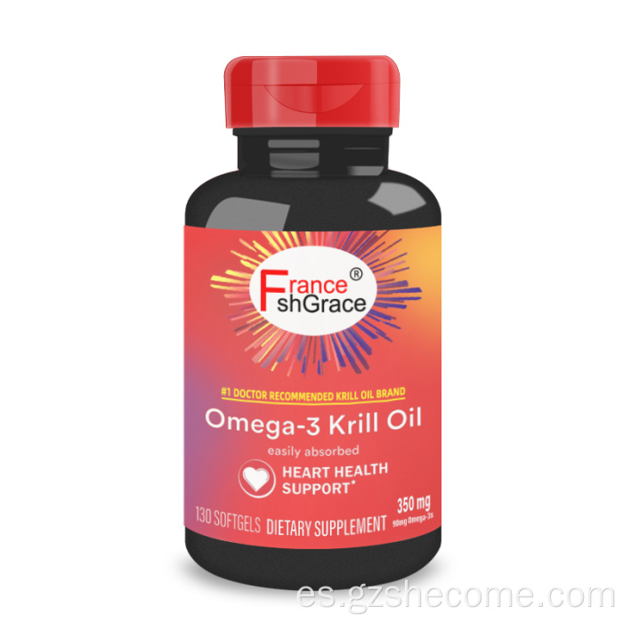 Suplemento de aceite Krill Antioxidante Krill Oil Softgels